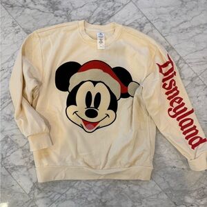 Disneyland Santa Mickey Sweatshirt